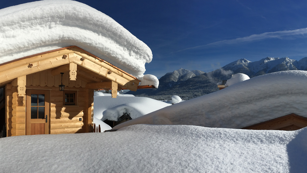 5 Sterne - Ferienhaus - Chalet Alpengruß Wallgau Sauna